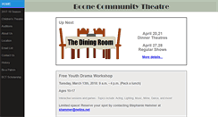 Desktop Screenshot of boonecommunitytheatre.org